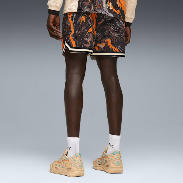 LAFRANCÉ Heem All-Over Print 6" Shorts Men, Orange Glo-AOP, extralarge-GBR